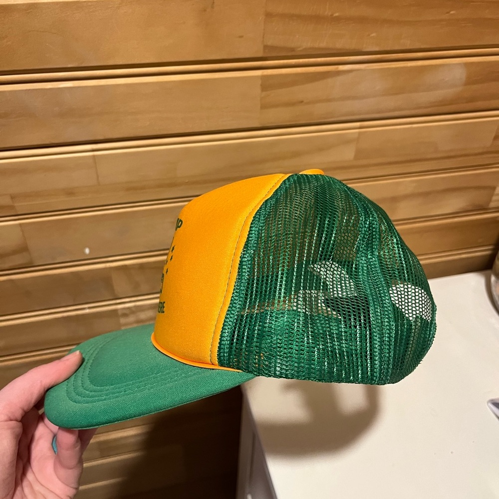 Stranger Things camp nowhere Dustin trucker hat